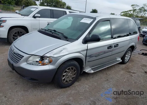 2002 Chrysler Voyager z USA, uszkodzony, nr VIN 1C4GJ25332B614042